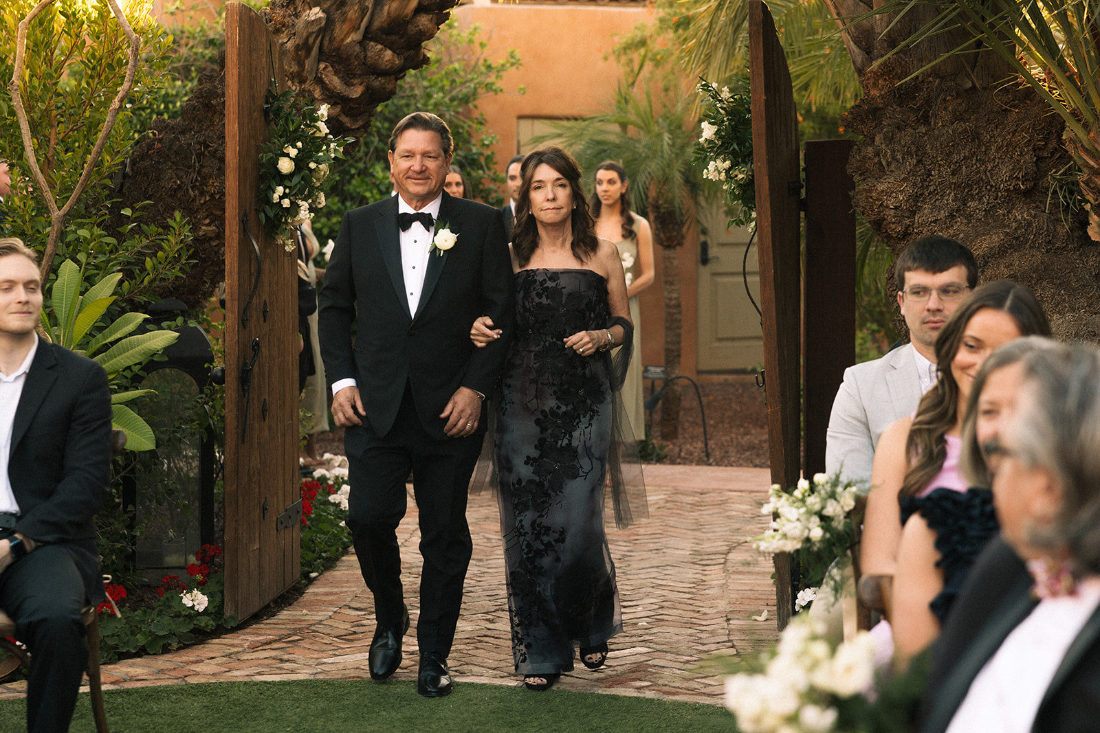 Megan and Andrew’s Royal Palms wedding ceremony