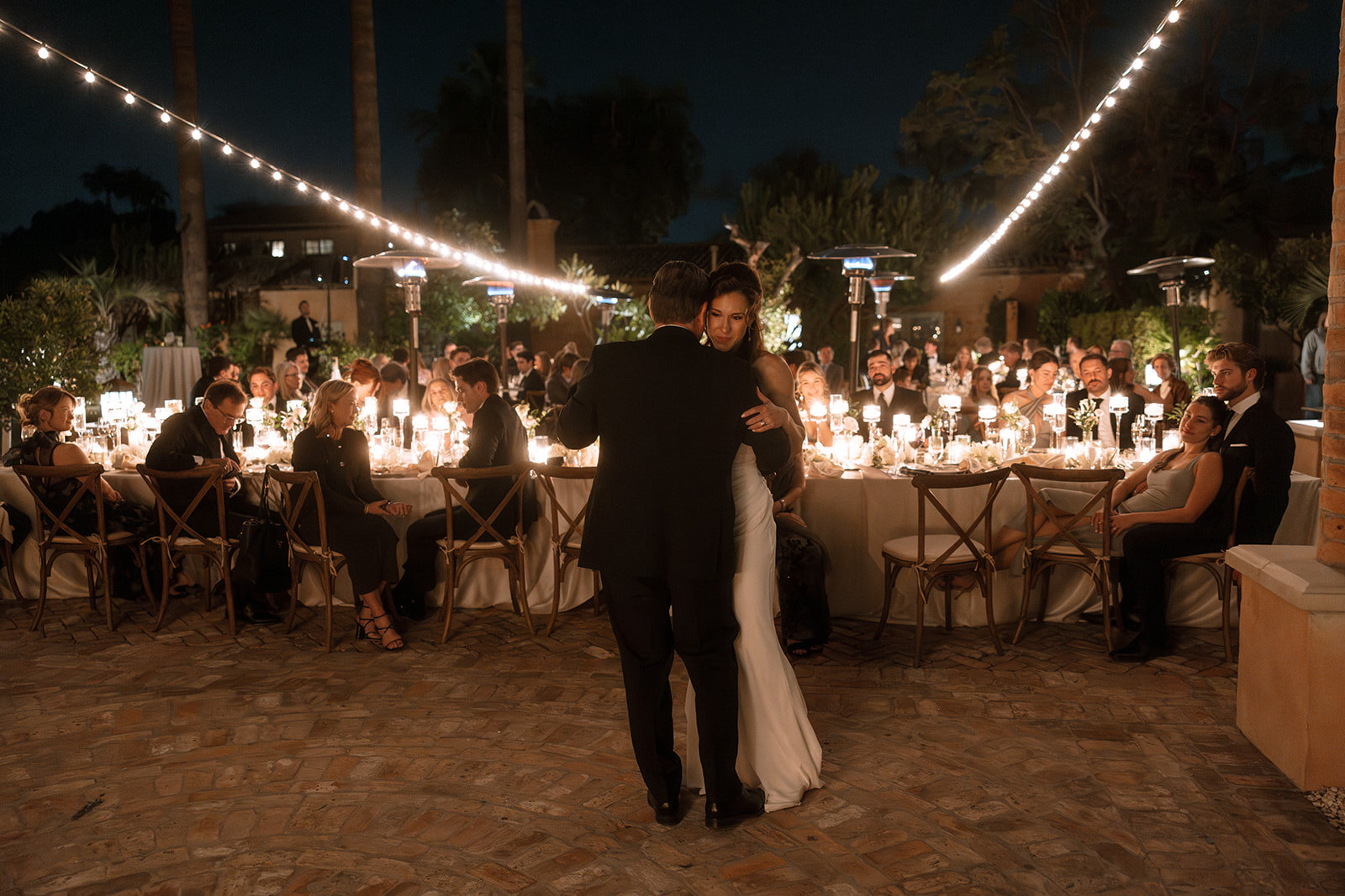 Toasts, cake cutting and dancing at Megan and Andrew’s wedding