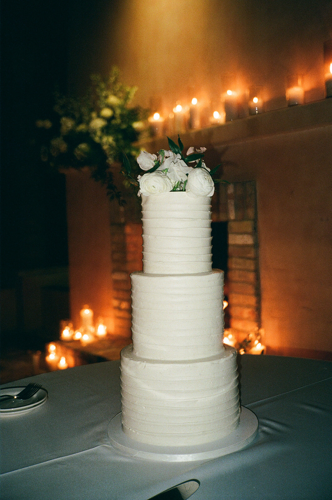 Sparkler exit, vintage Mustang and candlelit details at Royal Palms